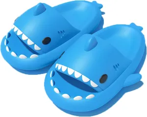 Shark Slippers Shark Slides Shark Style Anti-Slip Open-Toed Slippers Casual Beach Foam Shoes for Women and Men