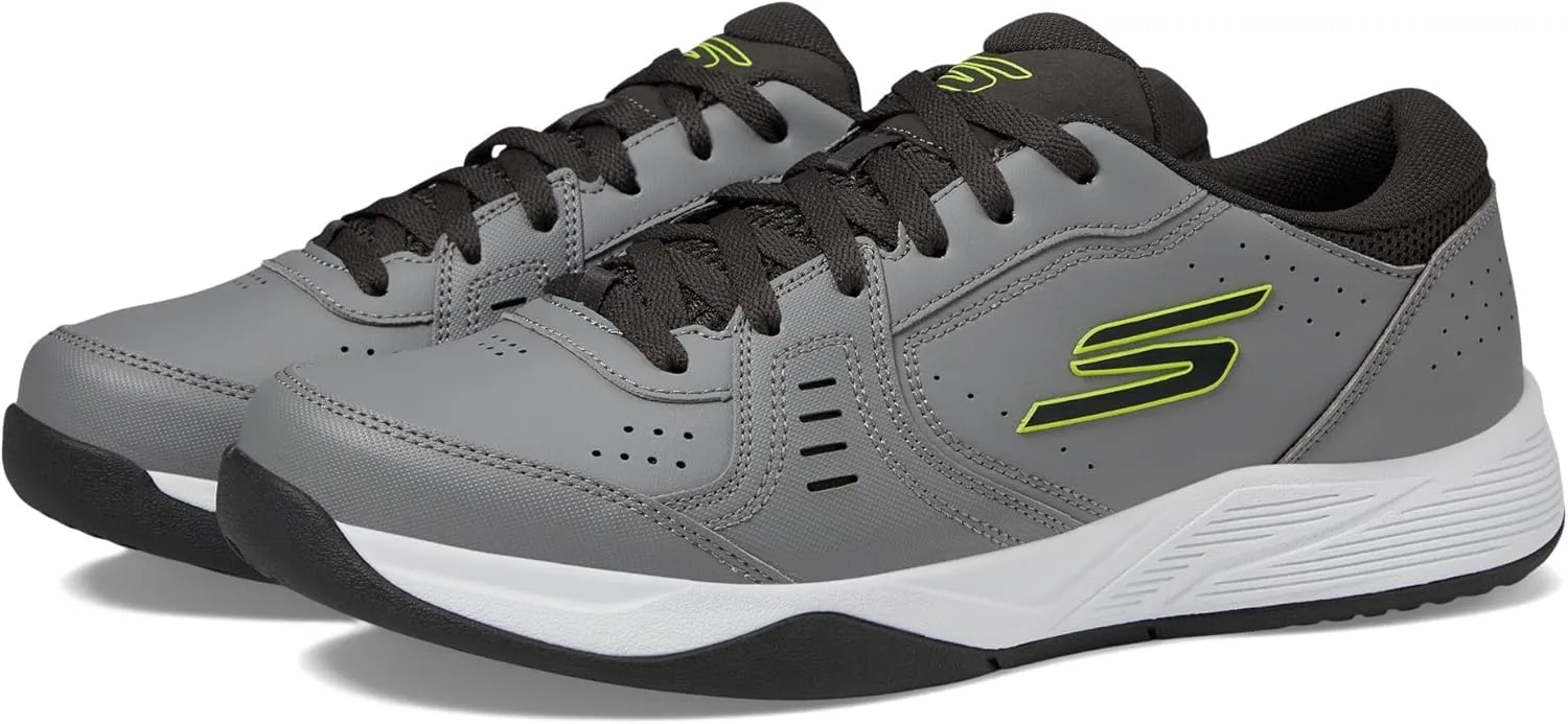Skechers Men's Viper Court Smash-Athletic Indoor Outdoor Pickleball Shoes | Relaxed Fit Sneakers