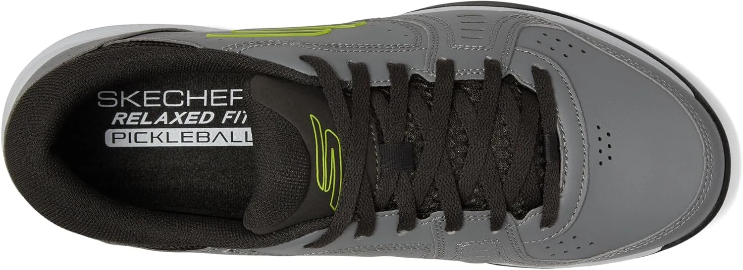 Skechers Men's Viper Court Smash-Athletic Indoor Outdoor Pickleball Shoes | Relaxed Fit Sneakers