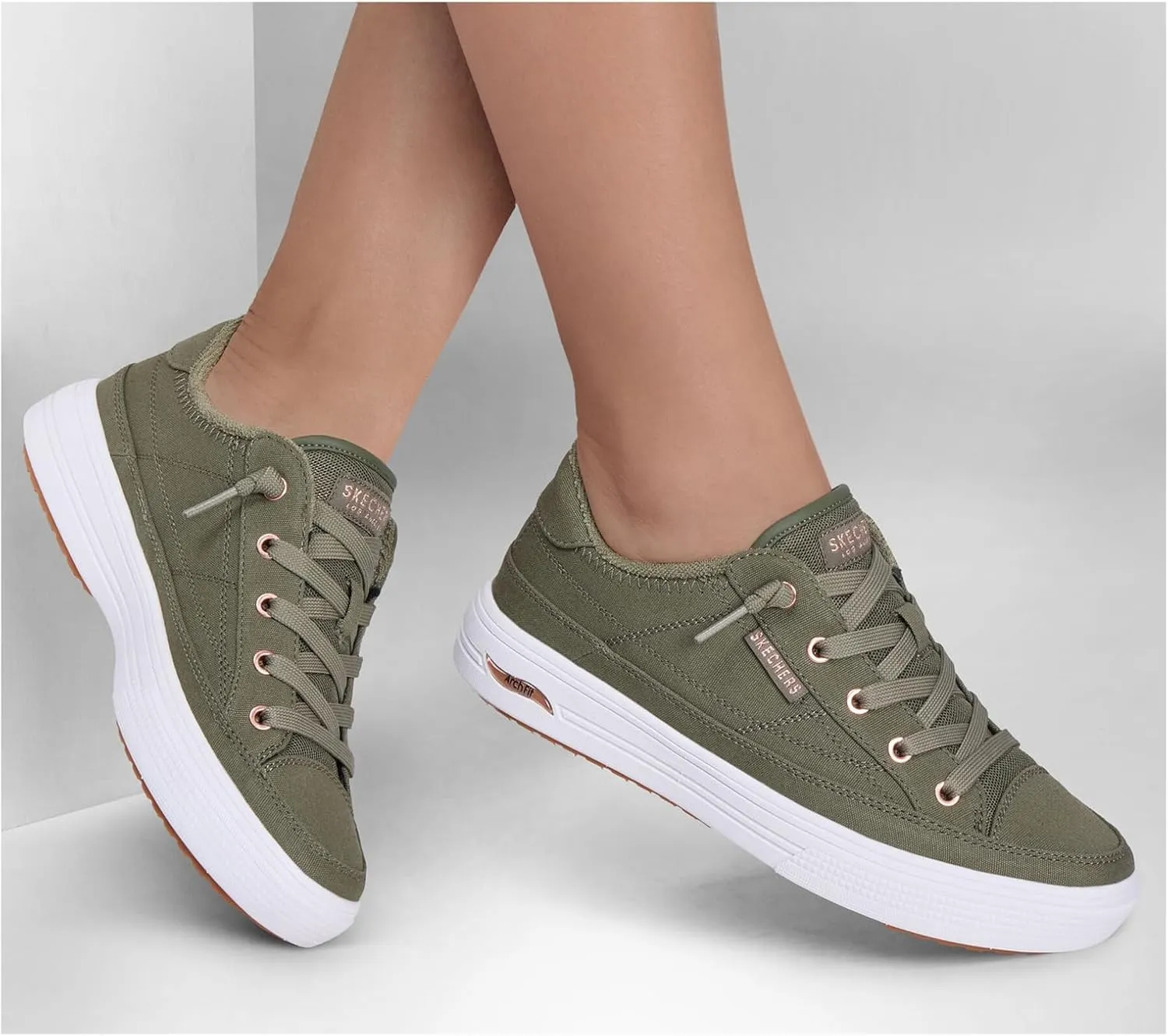 Skechers Women's Arch Fit Arcade-Meet Ya There Sneaker