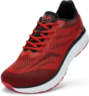 Slow Man Wide Toe Box Shoes for Men - Cushioned Road Running Shoe Non Slip Mens Walking Sneakers for Wide Feet Comfortable Athletic Gym Workout Sneaker