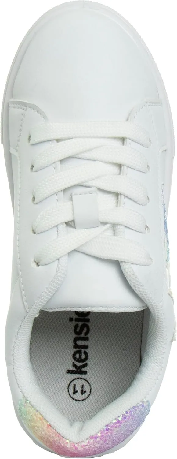 Sneaker Low Top Shoes - Kids Casual Sneakers LowTops Fashion Shoe for Girls (Sizes: 5-10 Toddler / 11-13 Little Kid / 1-4 Big Kid)