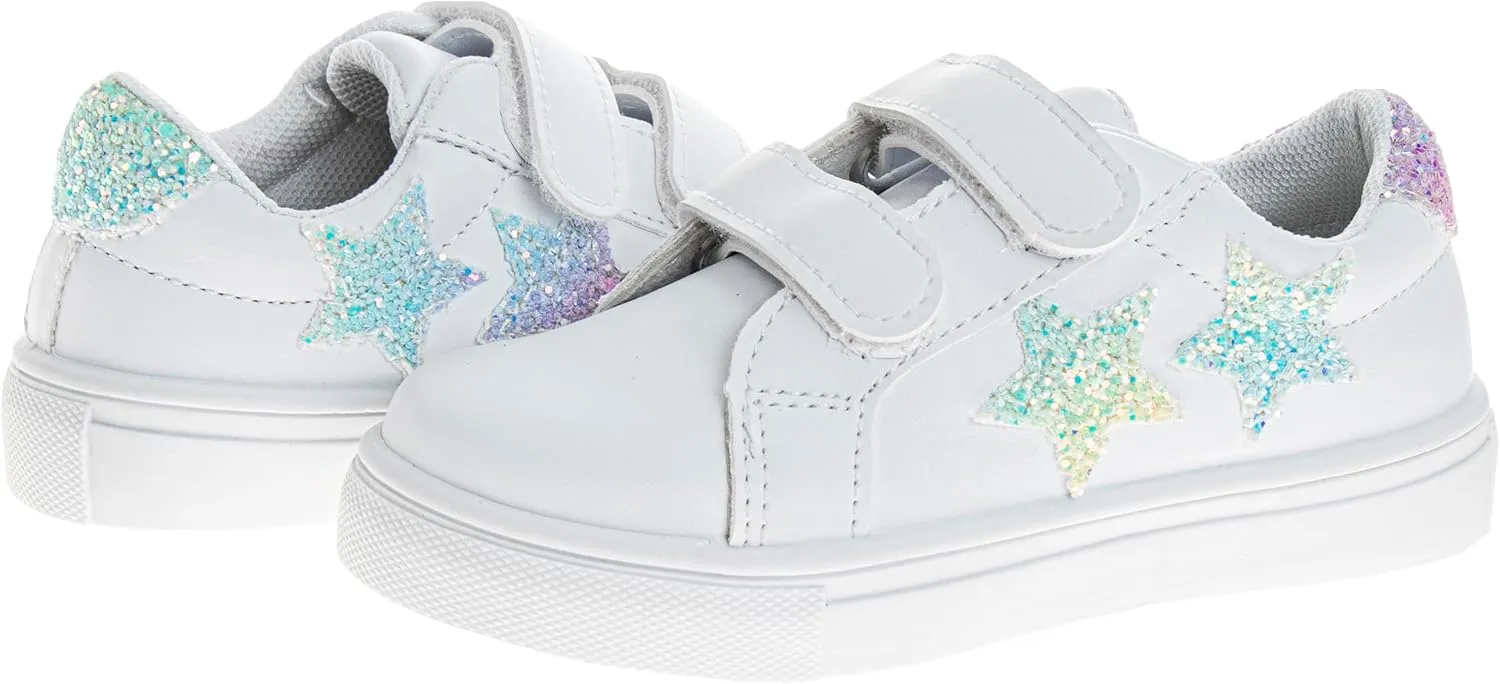 Sneaker Low Top Shoes - Kids Casual Sneakers LowTops Fashion Shoe for Girls (Sizes: 5-10 Toddler / 11-13 Little Kid / 1-4 Big Kid)
