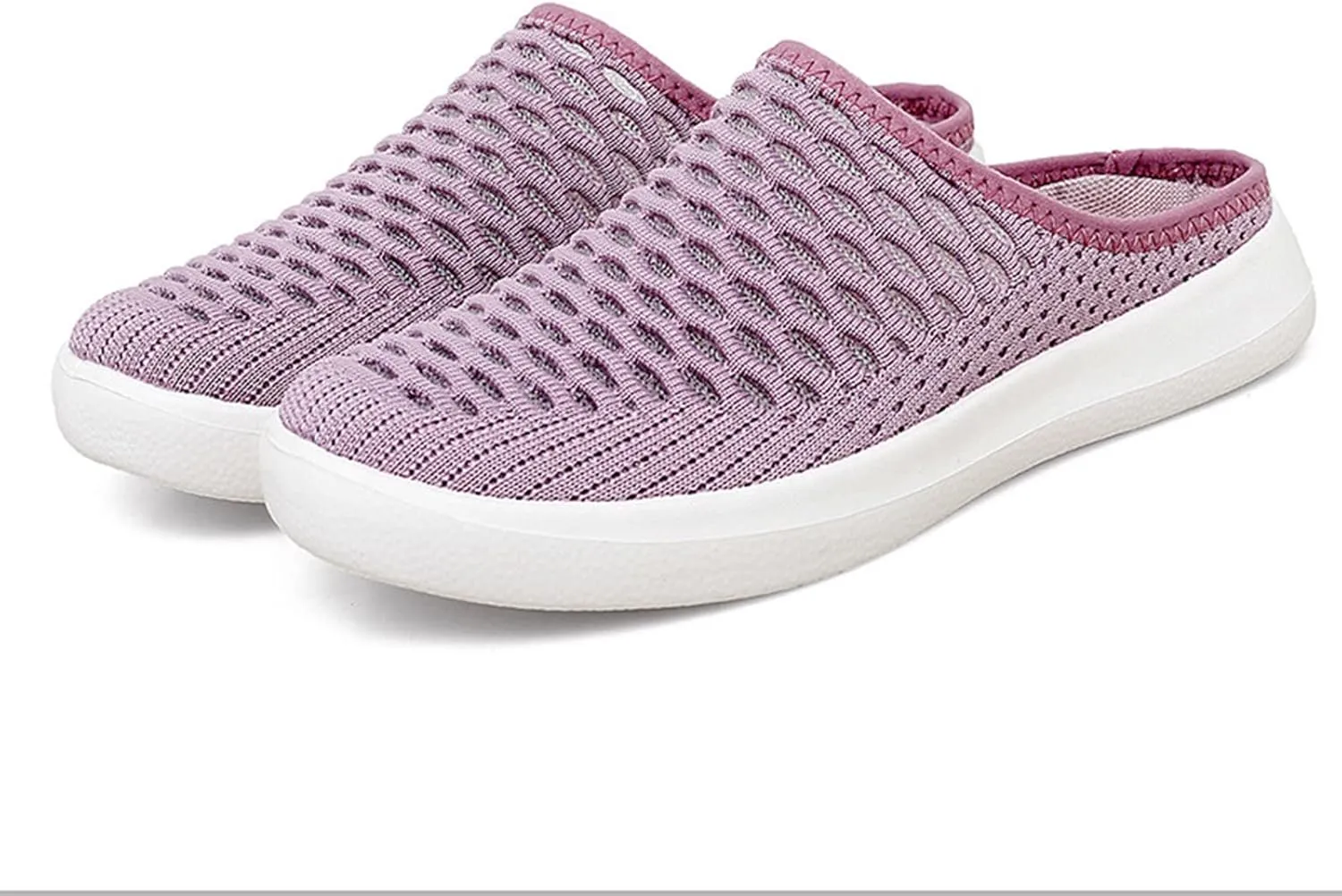 Sneaker Mules for Women Slip-On Orthopedic Slippers Backless Platform Sneakers Round Toe Mules Walking Sneakers