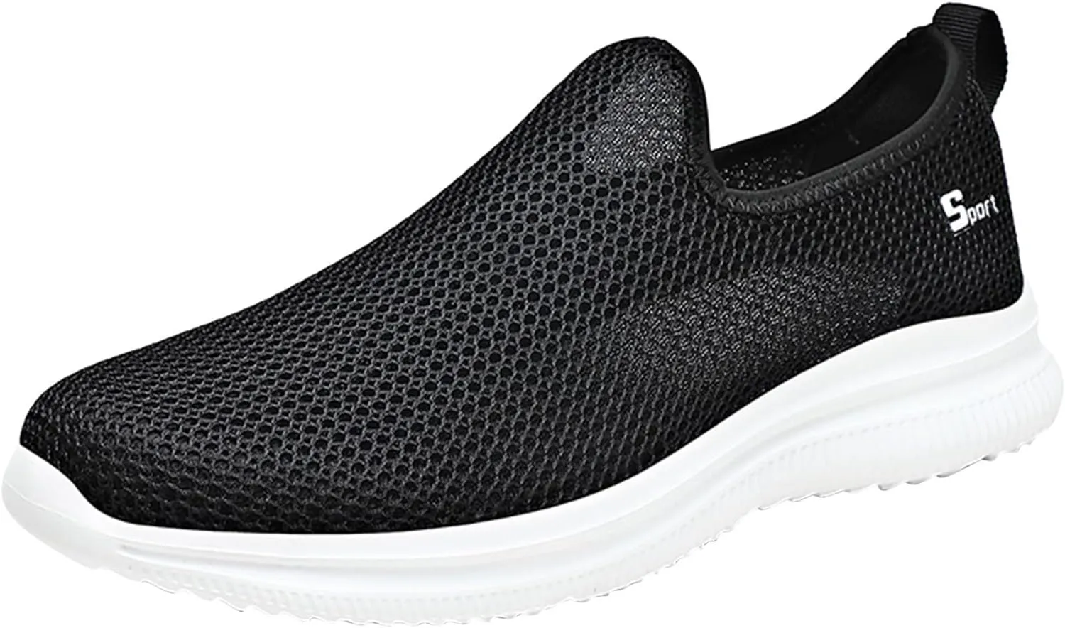 Sneakers for Women Walking Shoes Non Slip Lightweight Slip On Shoes Women Casual Shoes Dressy Casual White Platform Sneakers Slip On Tennis Shoe White Loafers