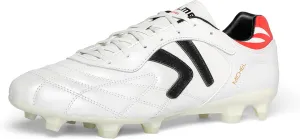 Soccer Cleats Leather Men's FG/MG Football Shoes,Pro Calfskin Leather Soccer Shoes,Outdoor Football Cleats Unisex Adult Sizes,Snug Fit
