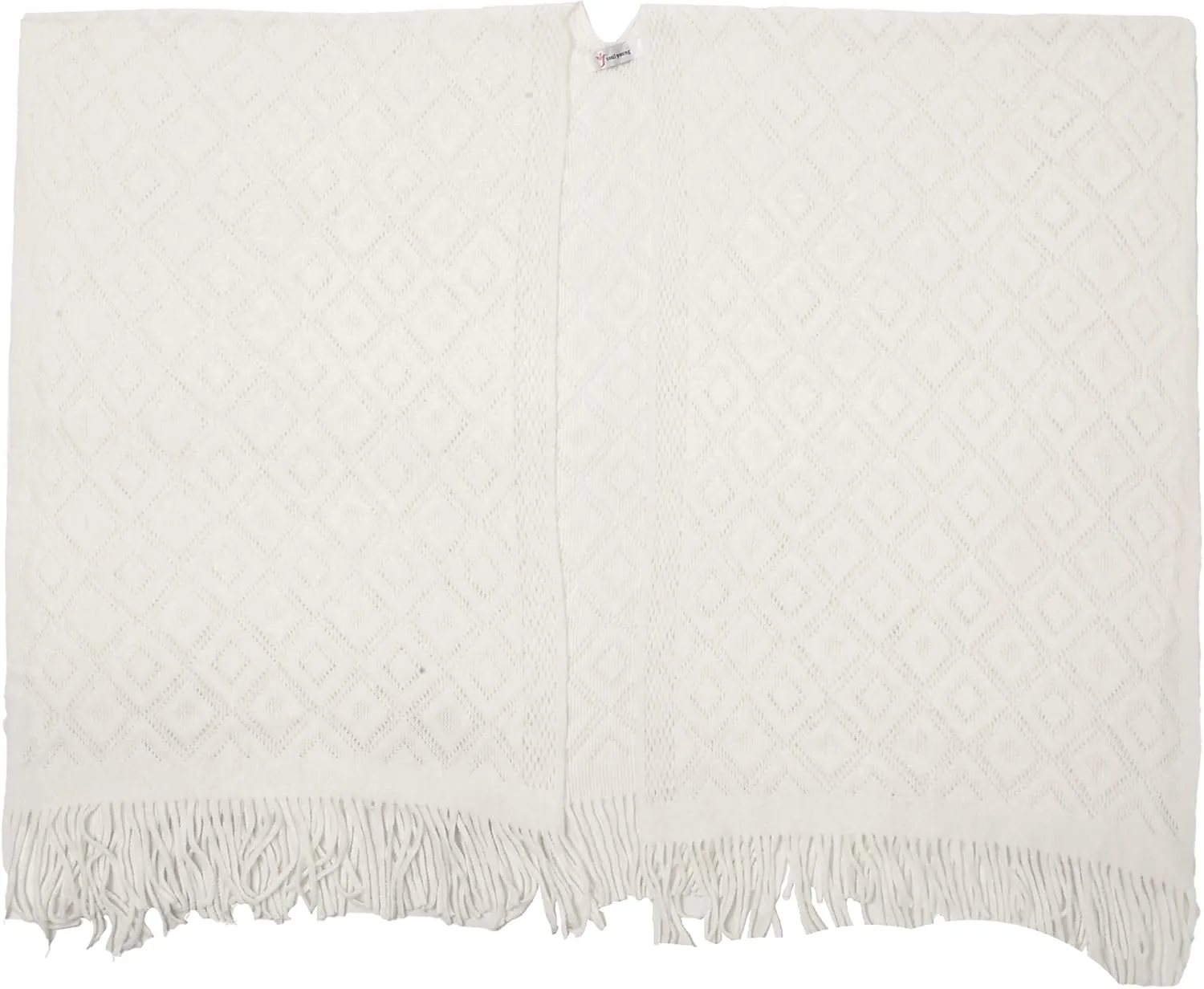 Soul Young Knit Shawl Wrap for Women Ladies Fringe Poncho Blanket Cardigan Cape