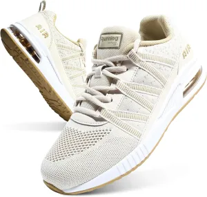 Soulsfeng Womens Air Cushion Running Shoes Lightweight Breathable Workout Tennis Walking Sneakers US 3.5-11.5