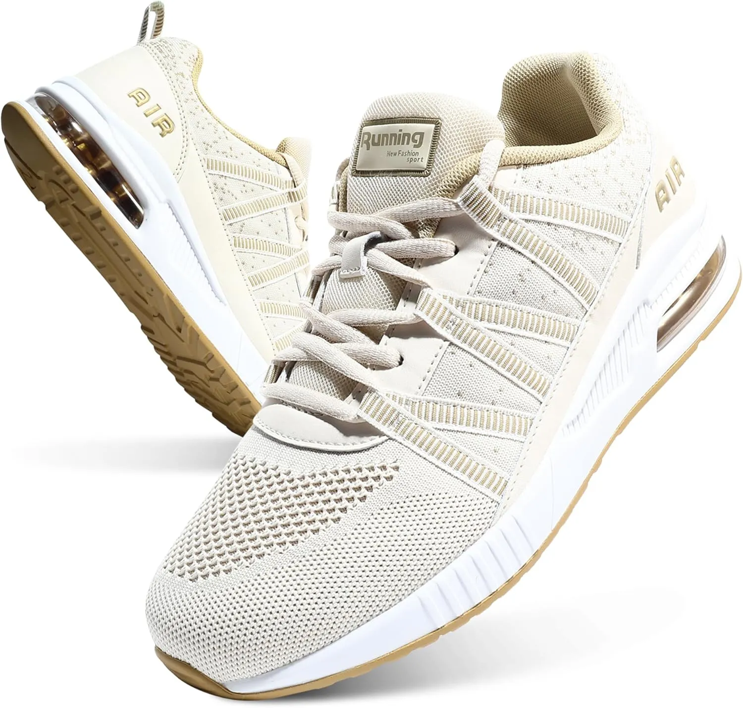 Soulsfeng Womens Air Cushion Running Shoes Lightweight Breathable Workout Tennis Walking Sneakers US 3.5-11.5