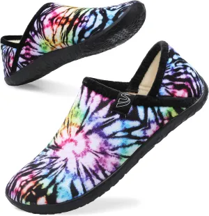 Spesoul Fuzzy House Slippers for Women Men Indoor Closed Back Lightweight Cozy Faux Furry Lining Barefoot House Shoes Slipper Socks for Bedroom Home Office Yoga Outdoor Walking Shoes