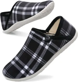 Spesoul Fuzzy House Slippers for Women Men Indoor Closed Back Lightweight Cozy Faux Furry Lining Barefoot House Shoes Slipper Socks for Bedroom Home Office Yoga Outdoor Walking Shoes
