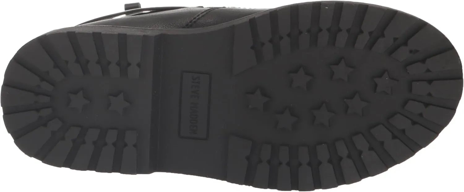 Steve Madden Girls Shoes Adaptive Molly Motorcycle Boot