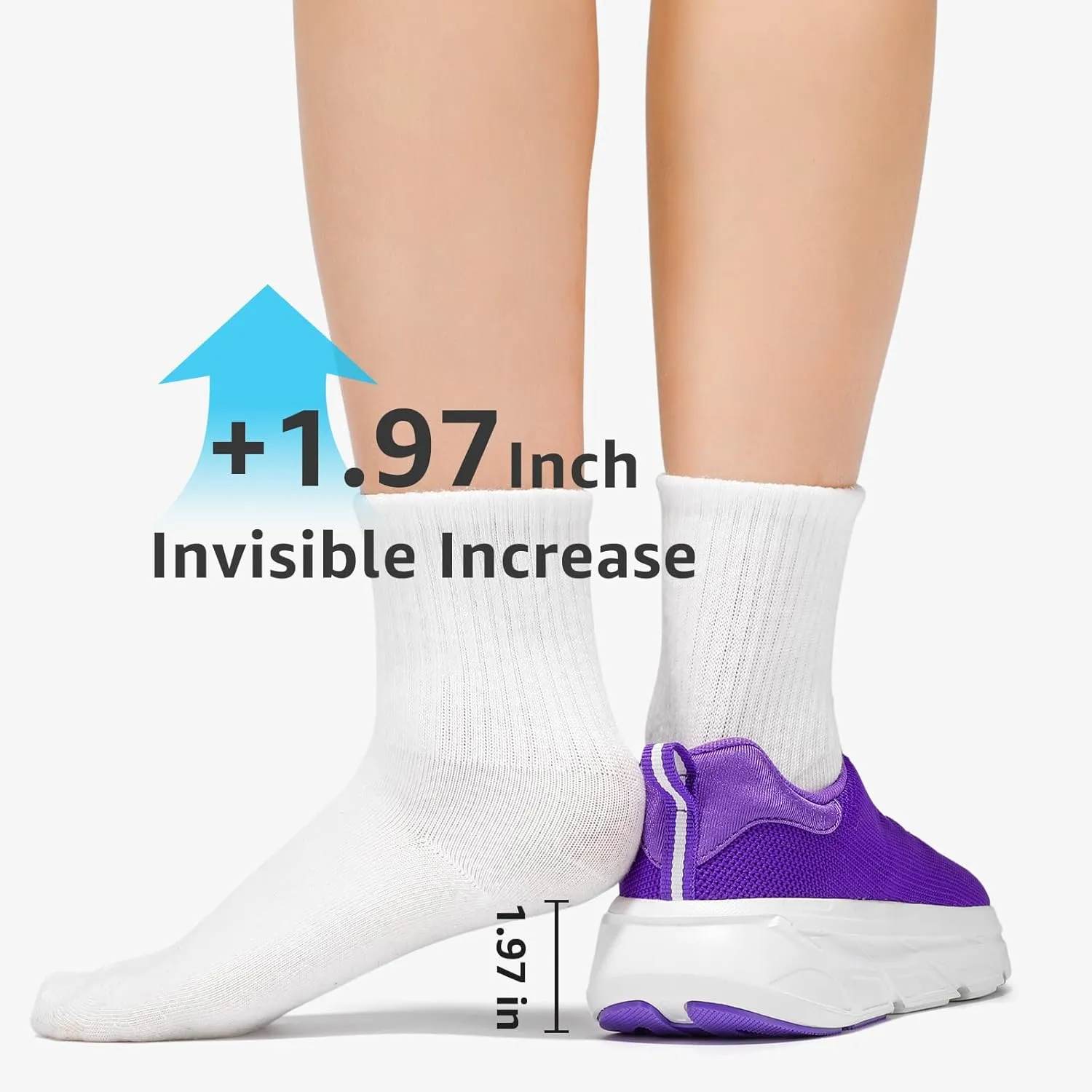 STQ Slip on Sneakers Women Orthopedic Walking Shoes for Plantar Fasciitis Relief
