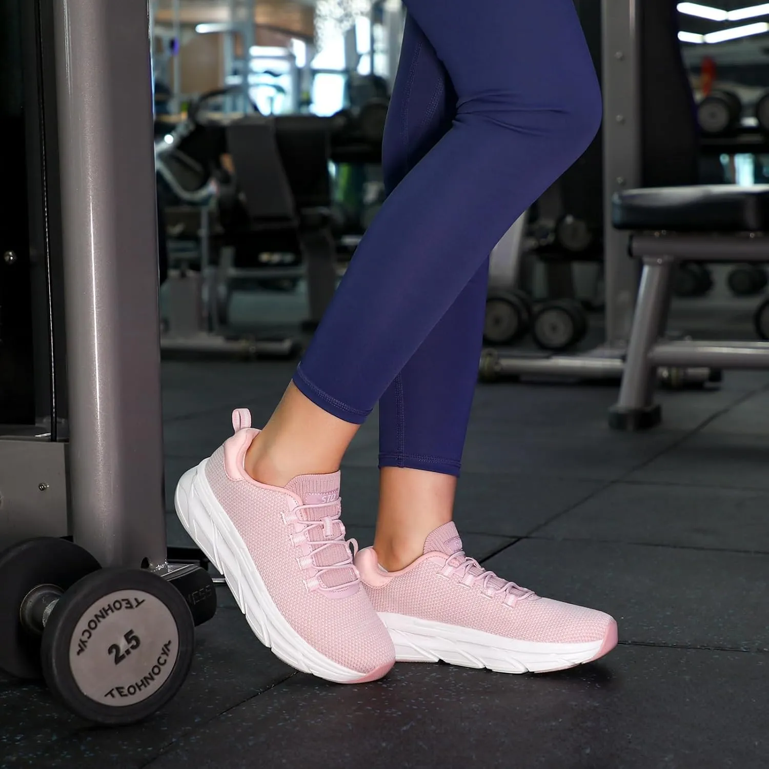 STQ Slip on Sneakers Women Orthopedic Walking Shoes for Plantar Fasciitis Relief