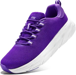 STQ Slip on Sneakers Women Orthopedic Walking Shoes for Plantar Fasciitis Relief
