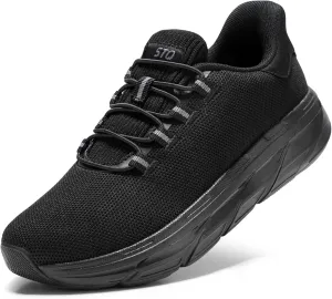 STQ Women's Slip On Walking Shoes Active Cushion Comfortable Tennis Breathable Non Slip Athletic Gym Workout Cross Training Sneakers