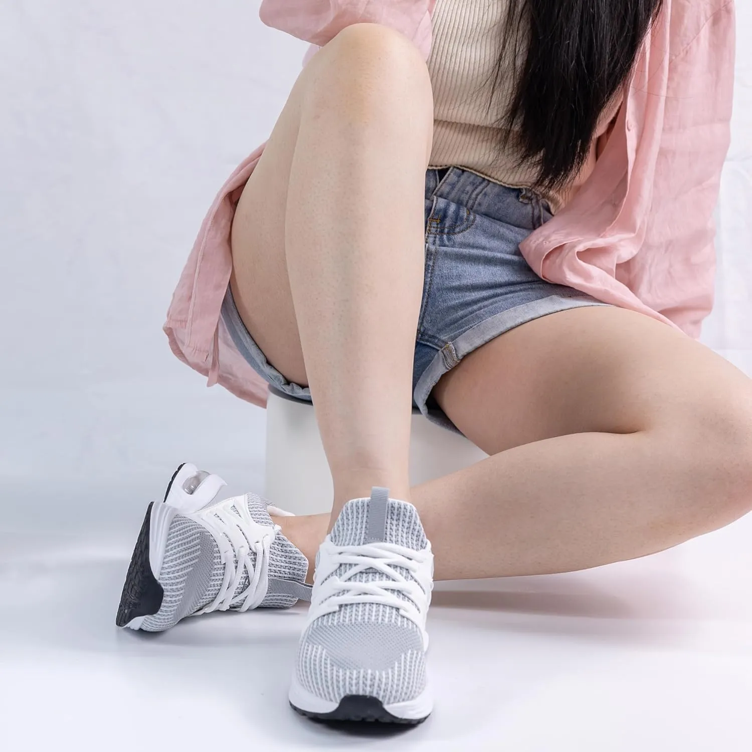 SURRAY Womens Air Tennis Running Shoes Gym Sports Comfortable Breathable Jogging Fashion Sneakers US 5.5-11