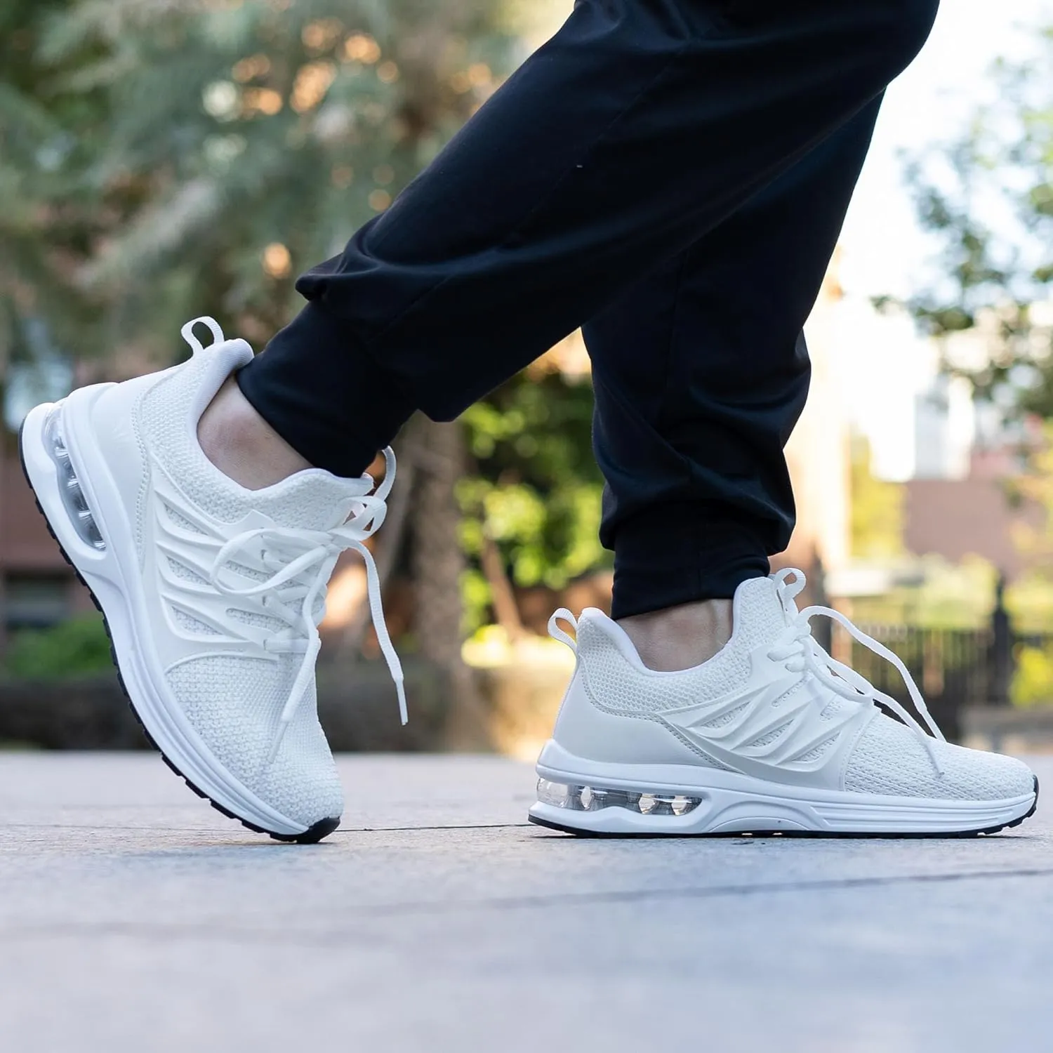 SURRAY Womens Air Tennis Running Shoes Gym Sports Comfortable Breathable Jogging Fashion Sneakers US 5.5-11