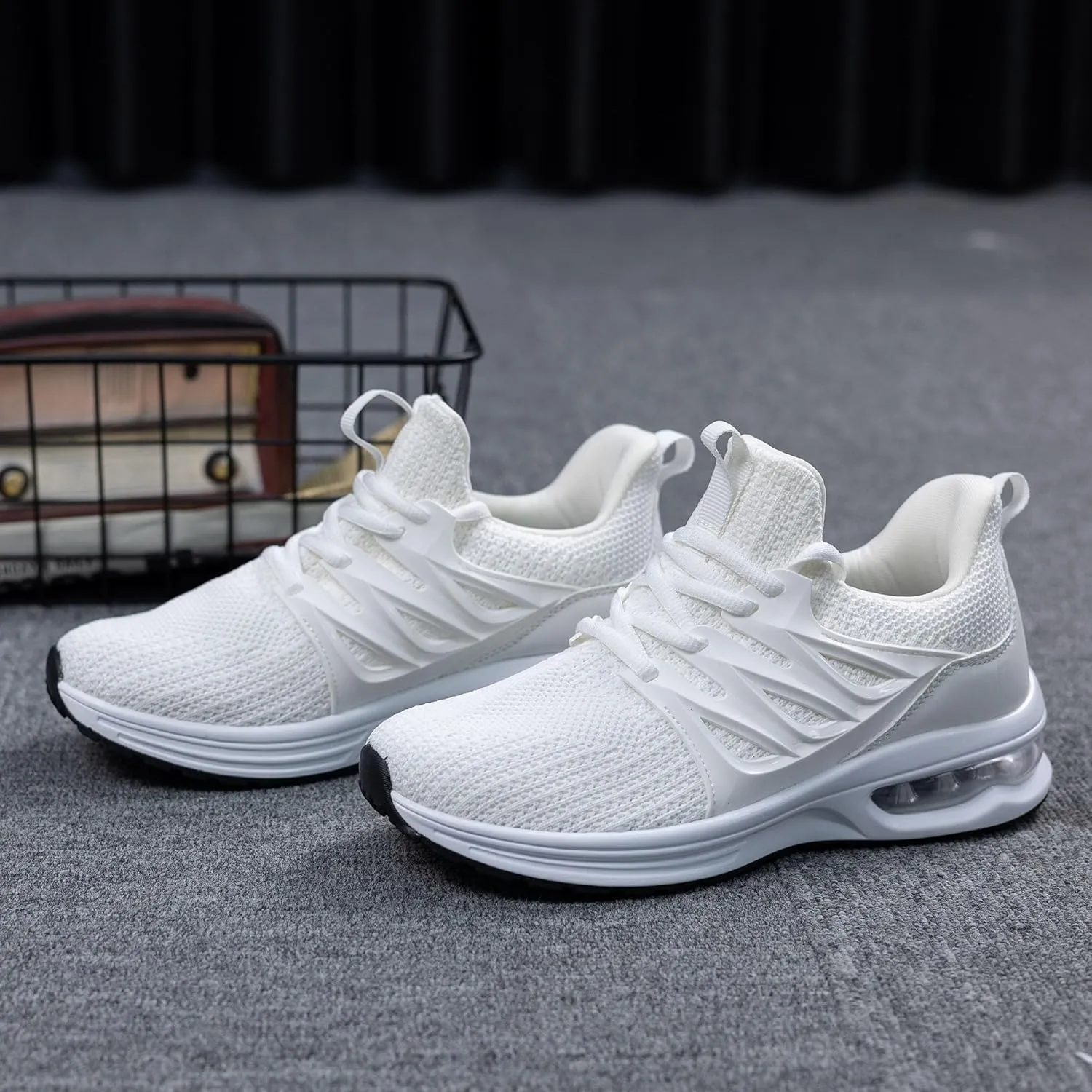 SURRAY Womens Air Tennis Running Shoes Gym Sports Comfortable Breathable Jogging Fashion Sneakers US 5.5-11