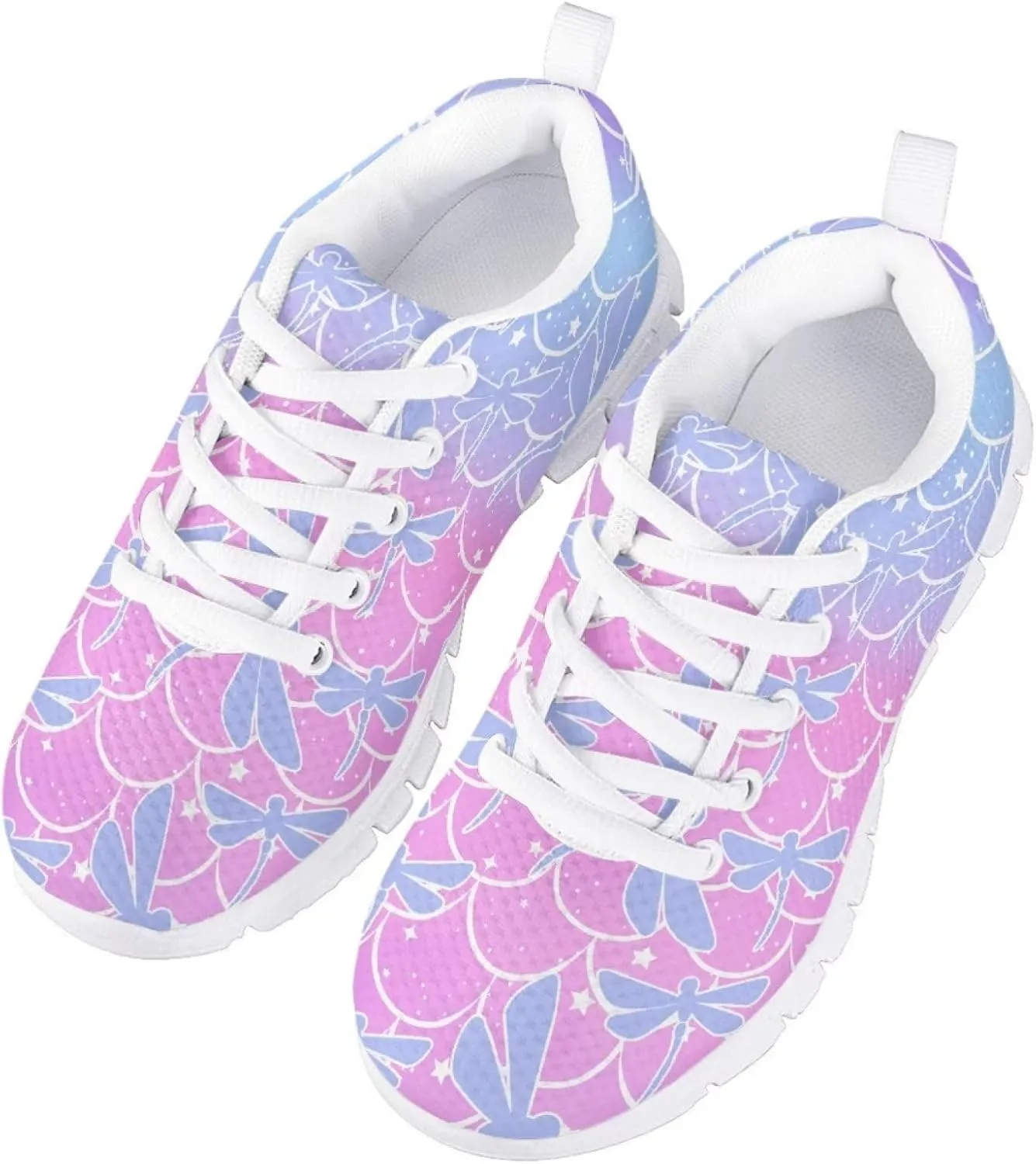 SYtrade Kids' Cushioned Slip-On Shoes Boys Girls Athletic Gym Sneakers