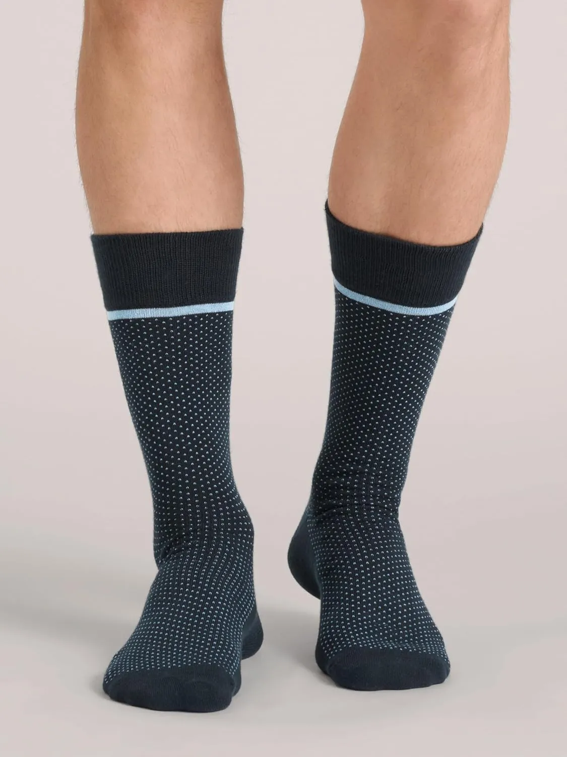 Ted Baker Men's 6 Pack Solid Crew Dress Socks