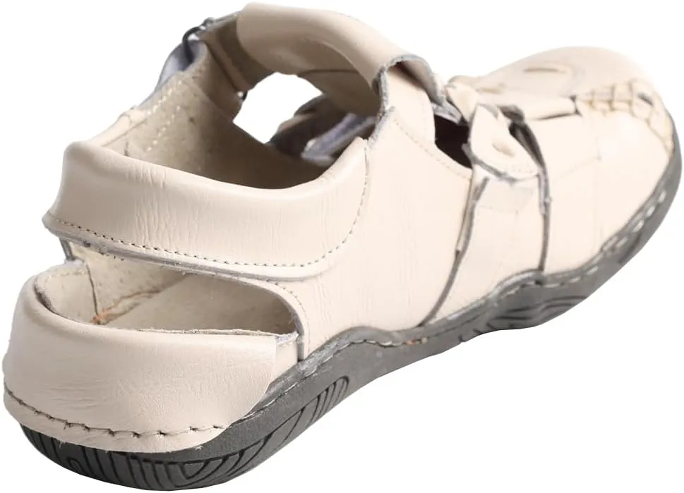 TMA EYES Retro Sports Sandals for Women Anti-Slip TPR Sole Flat Strappy Sandals with Hook and Loop Closure Breathable Casual Beach Shoes for Outdoor