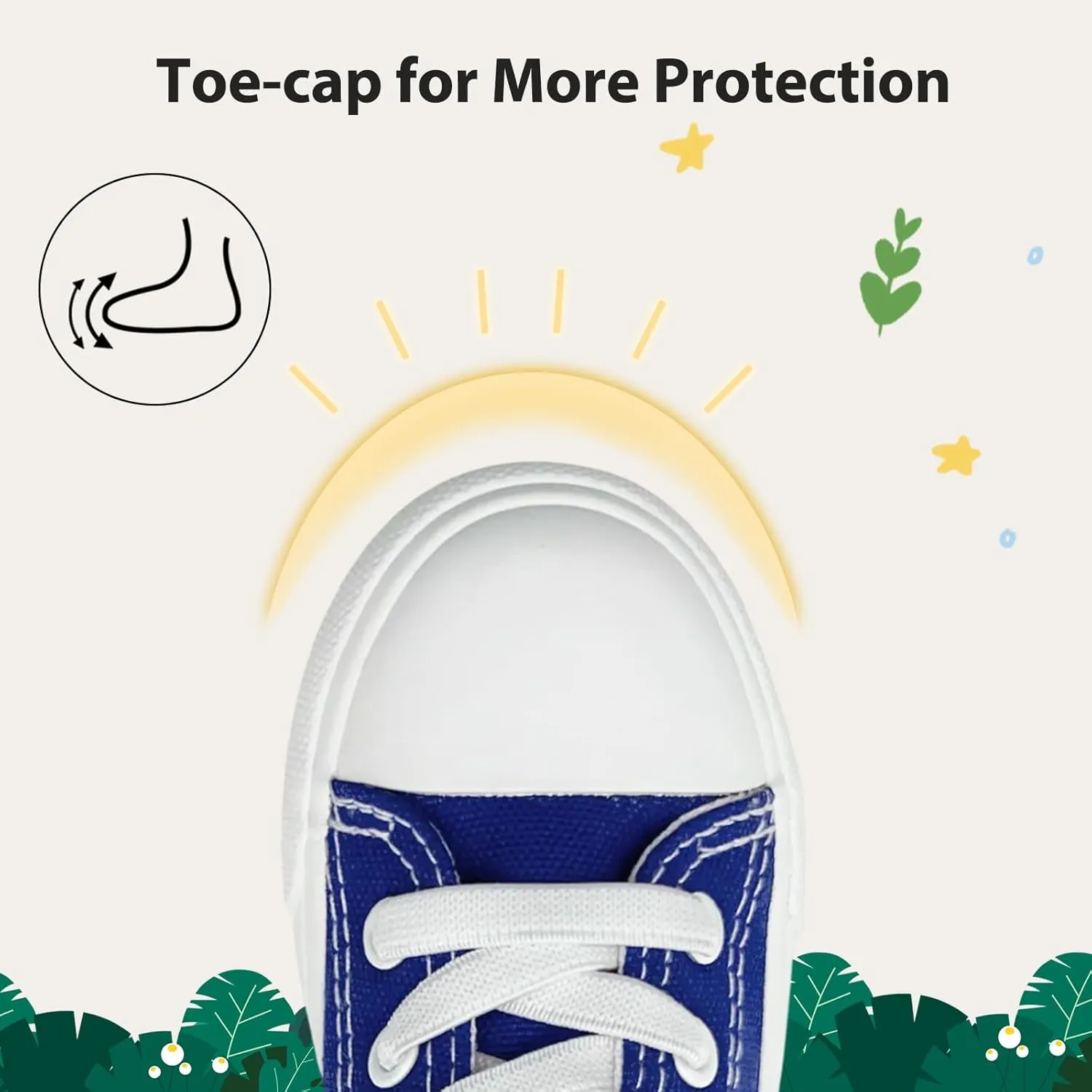 Toddler Kids Sneakers Boys and Girls Canvas Shoes Slip On Lightweight Walking Shoes for Little Big Kids