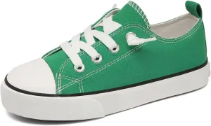 Toddler Little Kid Cushioned Canvas Shoes Slip On Sneakers Soft and Durable