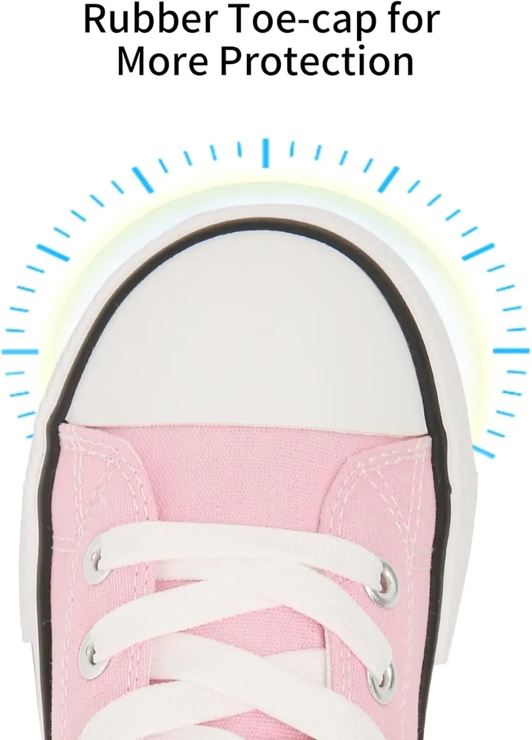 Toddler Little Kid Cushioned Canvas Shoes Slip On Sneakers Soft and Durable