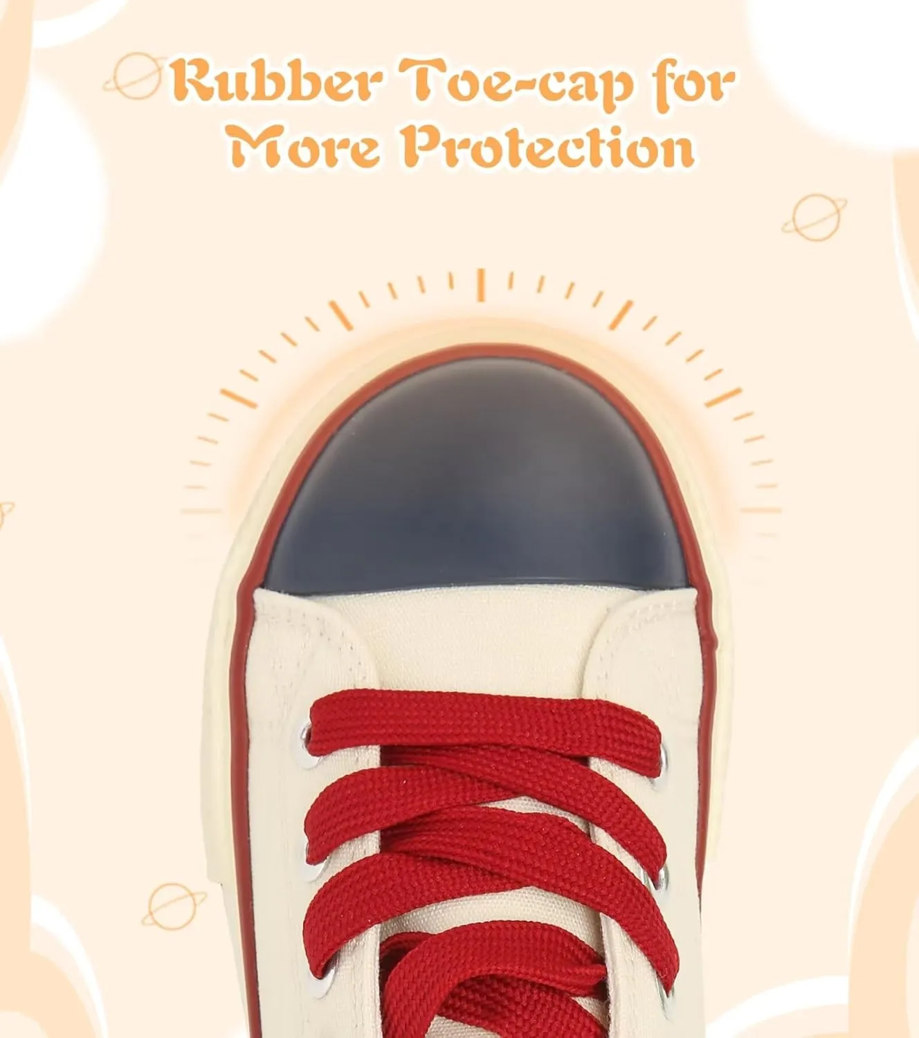 Toddler Little Kid Cushioned Canvas Shoes Slip On Sneakers Soft and Durable