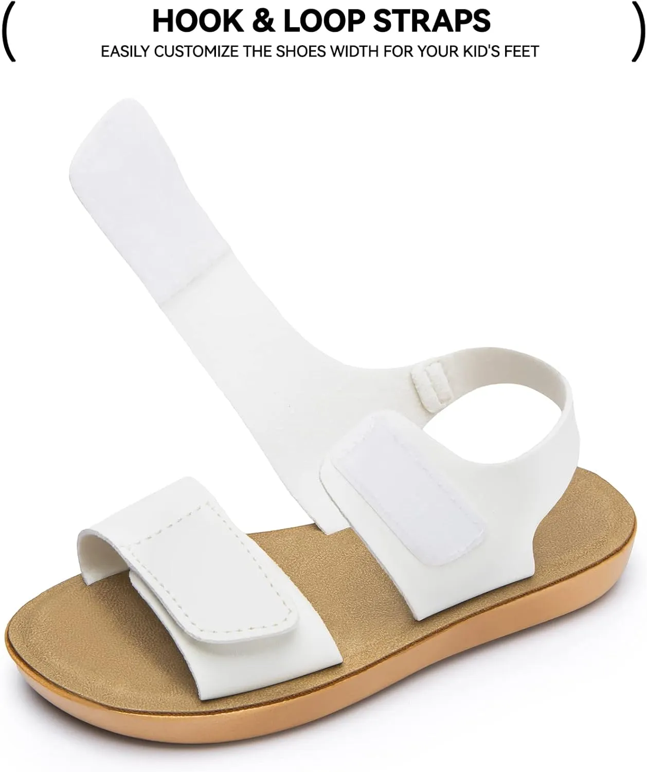 Trary Toddler Sandals for Baby Girls Boys Summer Sandals Cute Kids Shoes Lightweight Open Toe Sandals Beach Holiday Unisex Child Sandals