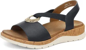 UBFEN Womens Platform Wedge Sandals Casual Open Toe Comfortable Ladies Outdoor Walking Beach Shoes Dress with Arch Support