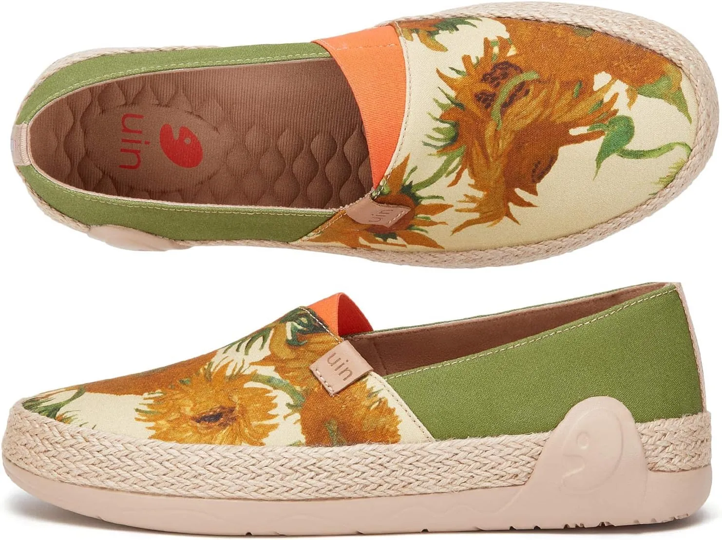UIN x National Gallery Collaboration Slip On Art Travel Shoes