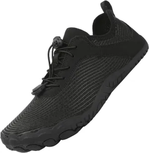 Unisex Lightweight Barefoot Shoes Anti-Slip Quick-Drying Outdoor Sport Pro Wide Toe Box Sneakers Walking Athletic Gym Workout Running Shoe Hiking Non-Slip Unisex Width Sneaker