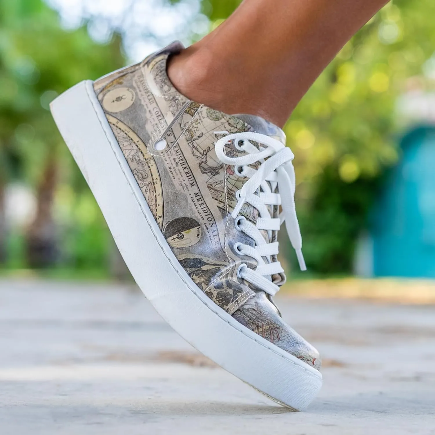 Vegan Leather Sneakers for Women - Handmade and Unique Fashion Sneakers for Women