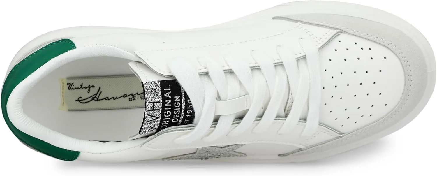 Vintage Havana Women’s Noy Fashion Platform Sneakers | Casual Lace Up | Low Top | Comfortable Walking Shoe's