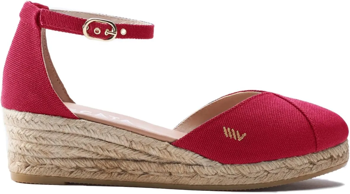 VISCATA Formiga Canvas Espadrille Sandal Wedges, Comfort and Style for Every Occasion, Size 5-12