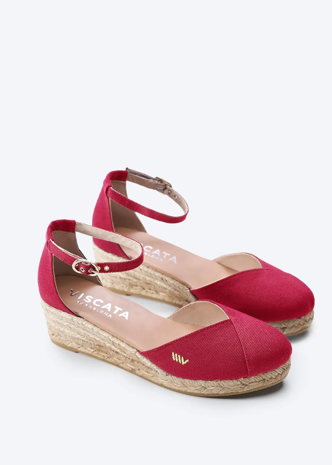 VISCATA Formiga Canvas Espadrille Sandal Wedges, Comfort and Style for Every Occasion, Size 5-12
