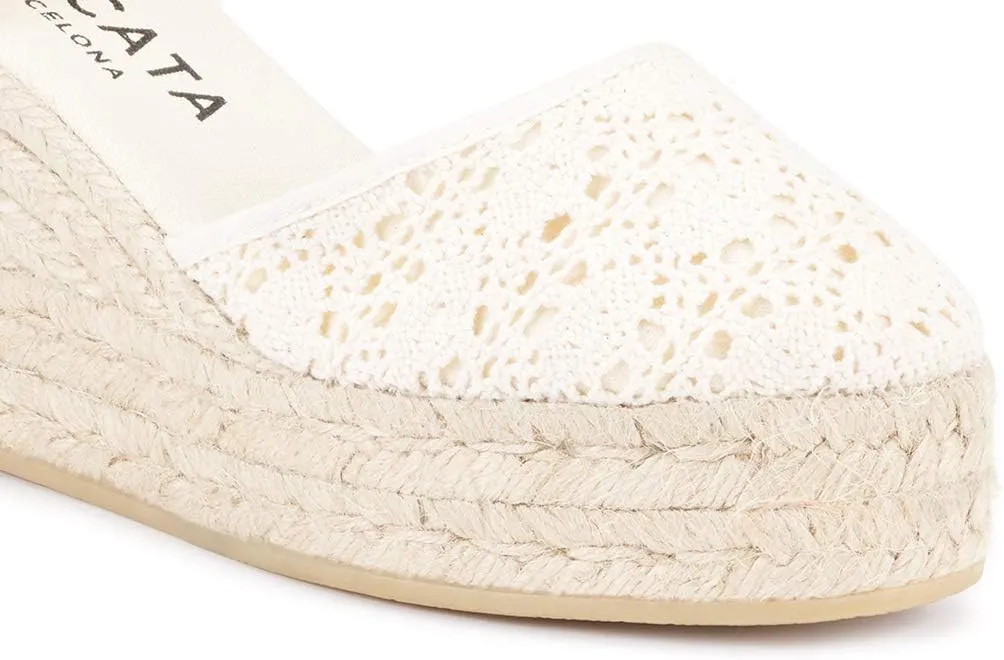 VISCATA Satuna Women's Sandals Espadrille Canvas Buckle Wedges