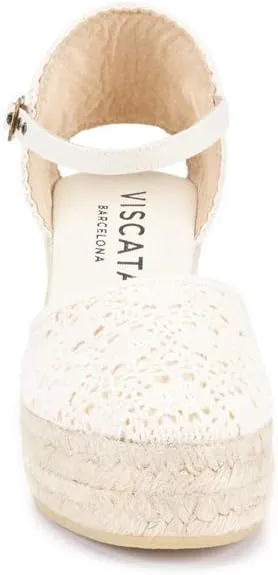 VISCATA Satuna Women's Sandals Espadrille Canvas Buckle Wedges