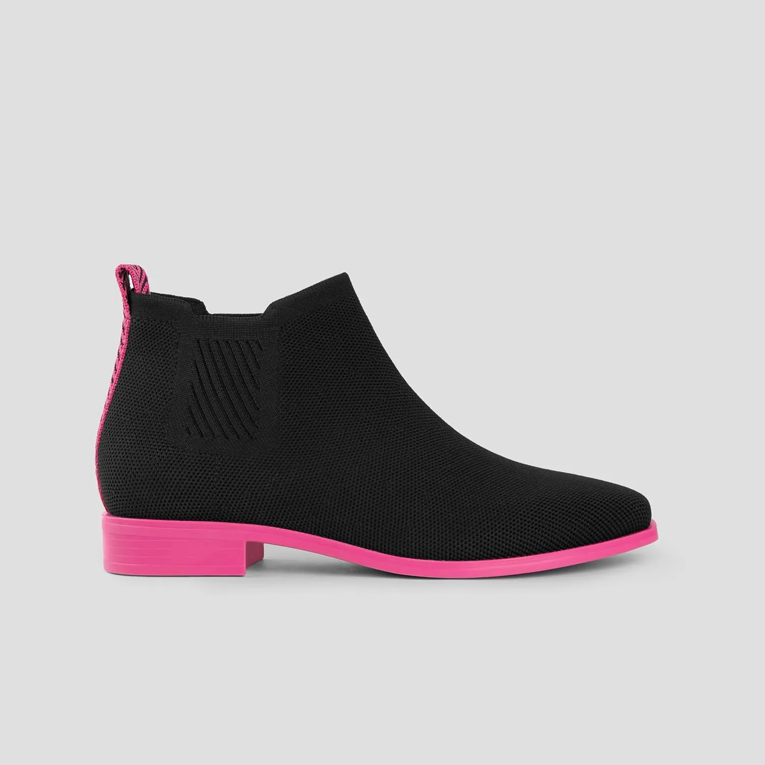 VIVAIA Ryan Pro Women's Ankle Boots Pull on Chelsea Slip on Short Square-toe Booties Lady Dress Blazer Skirt Jeans Winter Fall Water Repellent Ankle Boots