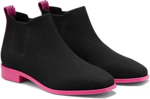 VIVAIA Ryan Pro Women's Ankle Boots Pull on Chelsea Slip on Short Square-toe Booties Lady Dress Blazer Skirt Jeans Winter Fall Water Repellent Ankle Boots