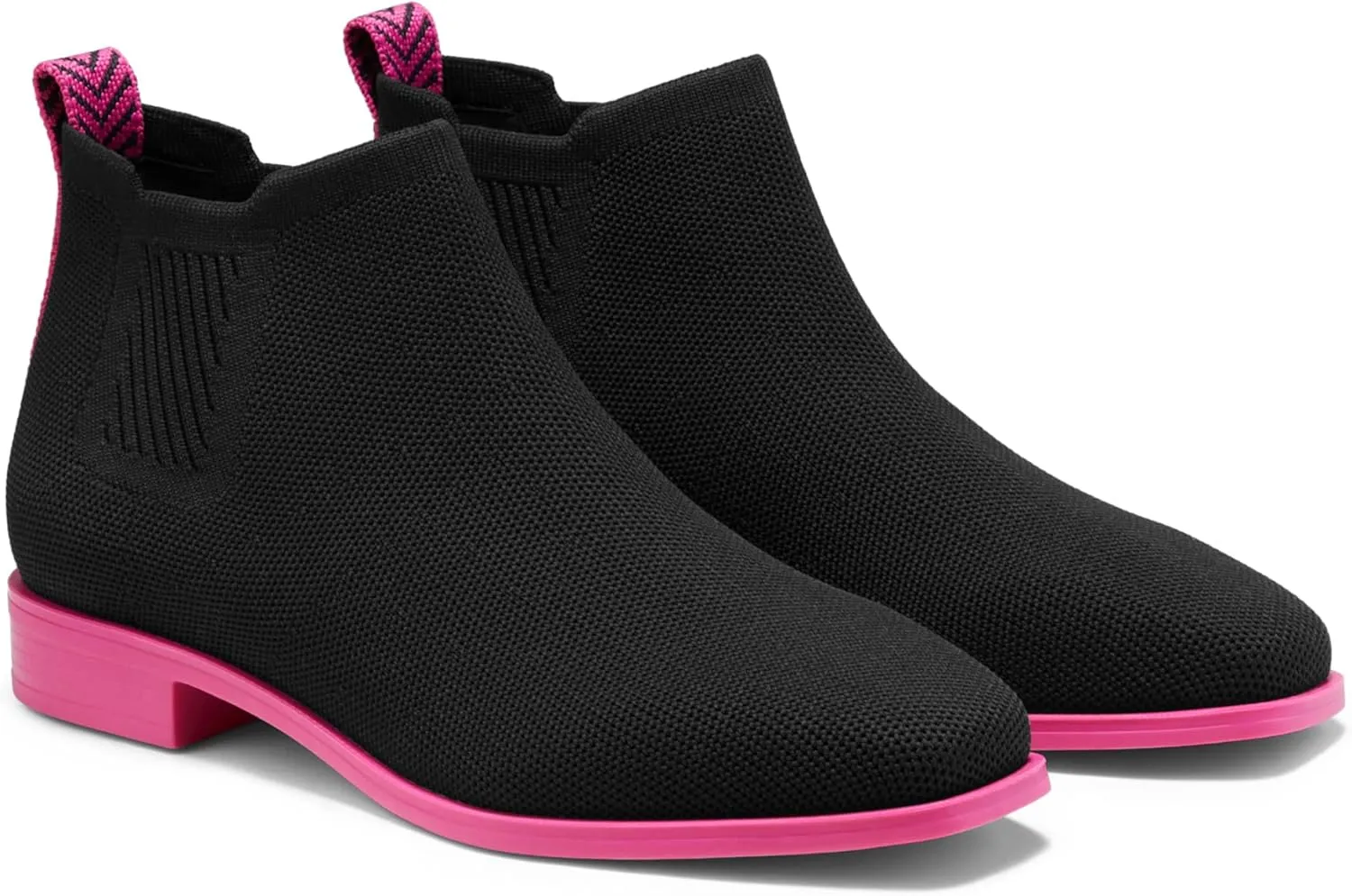 VIVAIA Ryan Pro Women's Ankle Boots Pull on Chelsea Slip on Short Square-toe Booties Lady Dress Blazer Skirt Jeans Winter Fall Water Repellent Ankle Boots