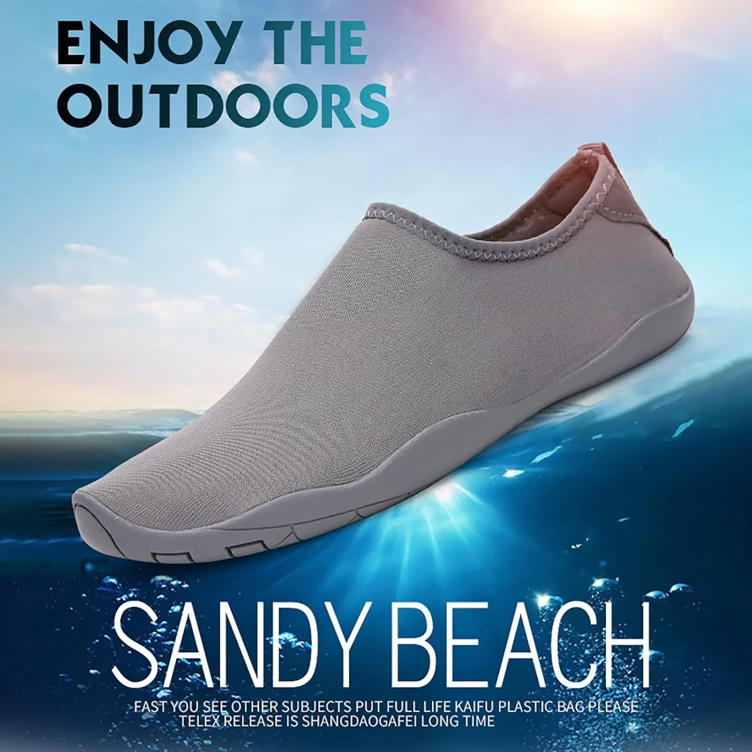Water Shoes for Swimming Beach Pool Surf Barefoot Aqua Quick Dry Mens Womens Hiking Kayaking Diving Yoga Outdoor Sports Breathable