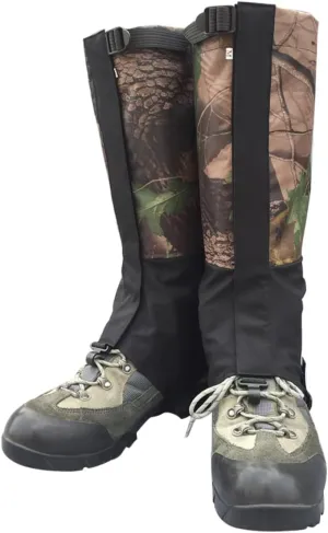 Waterproof and Tear-Resistant Hiking Gaiters Snowproof Leg Wraps for Outdoor Activities Climbing Hiking Hunting Boot Covers Size l
