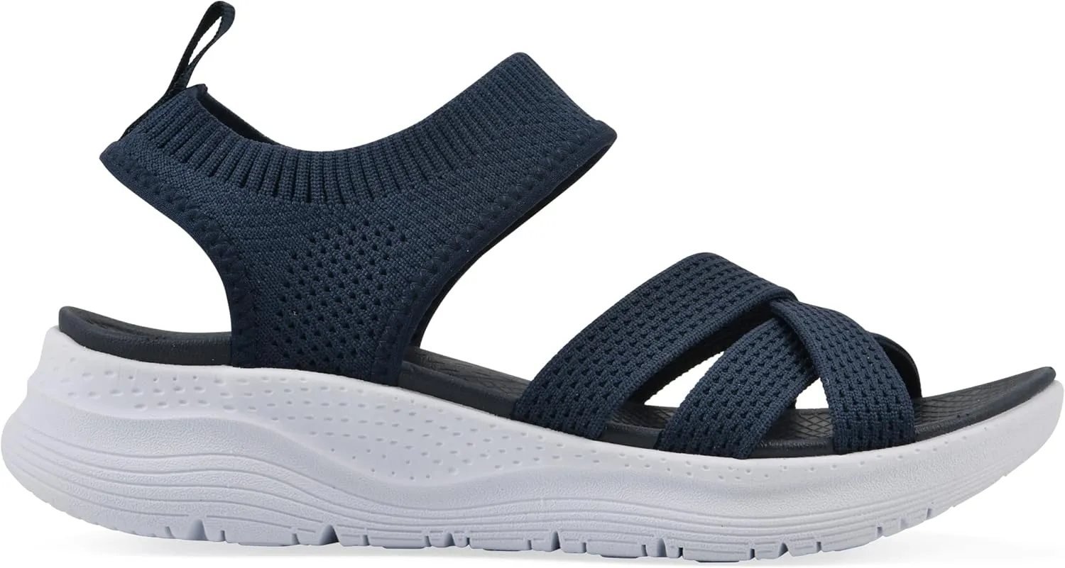 WHITE MOUNTAIN Fom Recovery Women's Charry Strappy Slip-On Sandal