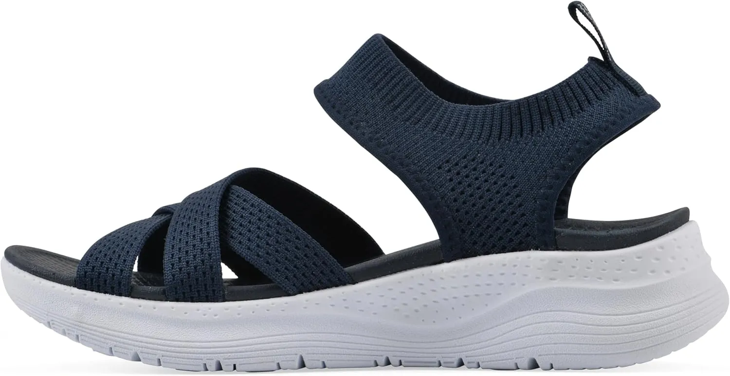 WHITE MOUNTAIN Fom Recovery Women's Charry Strappy Slip-On Sandal