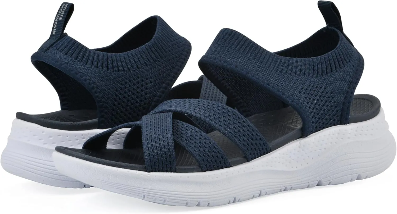 WHITE MOUNTAIN Fom Recovery Women's Charry Strappy Slip-On Sandal
