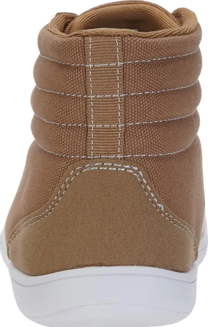 WHITIN Men's Wide Hi-top Minimalist Barefoot Sneakers | Zero Drop Sole | Cushioned Ankle Support