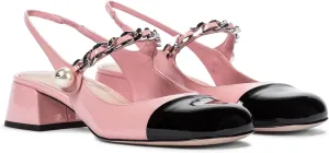 Woman Heeled Mules Rhinestone Pointy Closed Toe Sandals Kitten High Heels Sandals Summer Slip on Mule Heels Bridal Dress Shoes